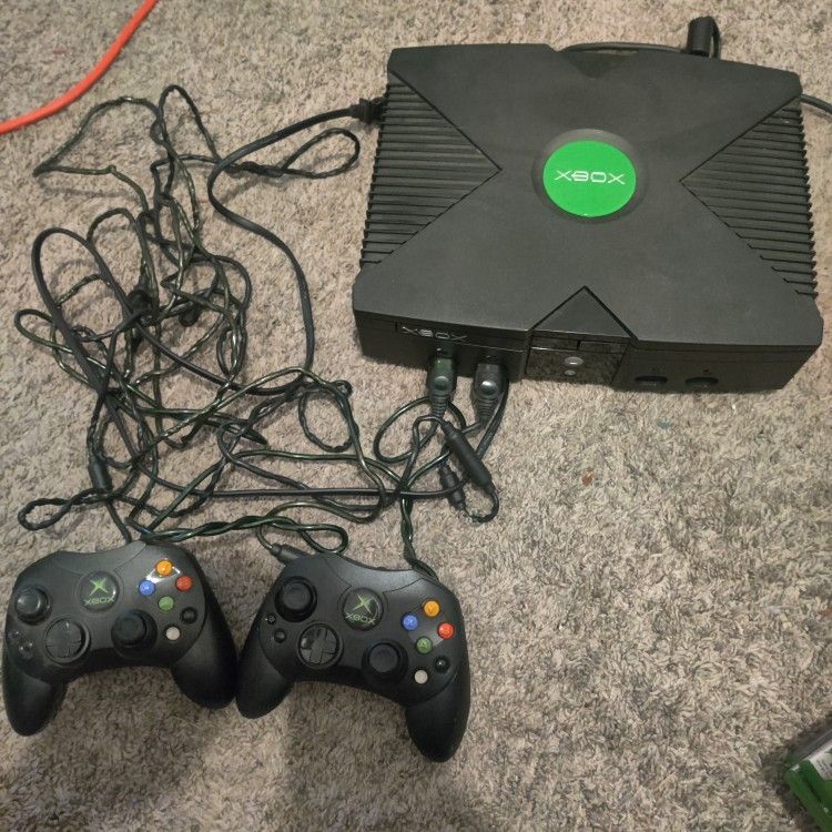 X Box 1, With 8 Games