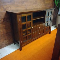 60 inch TV Console-wood