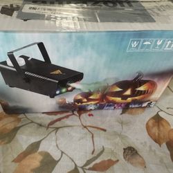 Litake Fog Machine, Smoke Machine with 8 LED Lighting Moder & 12 Colors Effect, 500W Fog Machine Indoor Outdoor with 2 Wireless Remote Controls for Ha