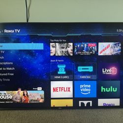 TCL 55R613 Smart Roku TV (Basically new) 55” TV