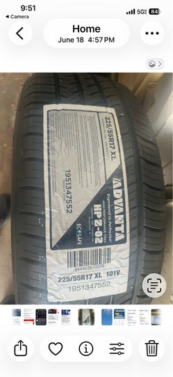 Advanta new tires