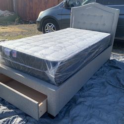 Cama Individual Con Colchon Buena Calidad 