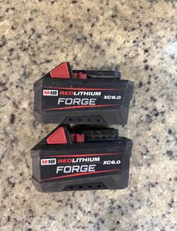 M18 18V Lithium-Ion REDLITHIUM FORGE 6.0 Ah Battery 2 Pack