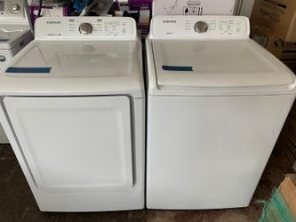 Samsung top load washer and new scratch and dent Electric dryer