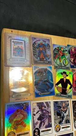 DC and Marvel upper deck and fleer cards