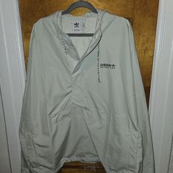 Adidas Adventure Light Green Anorak Pullover Jacket Size XL
