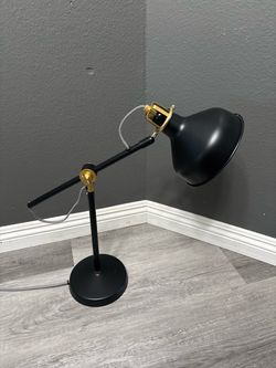 IKEA Black and Gold Work Table Lamp