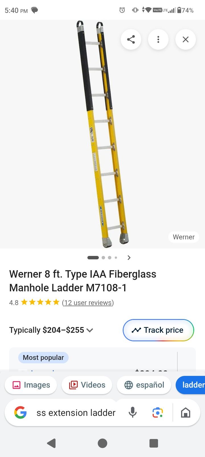 Wanner 8ft Ladder