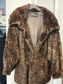 Sheared Lapin Fur Coat….Plus Size….Best offer!