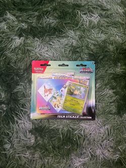 Pokémon TCG Prismatic Evolutions Tech Sticker Collection 3 Packs Promo English