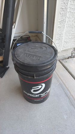 Baseball bucket wiffle balls
