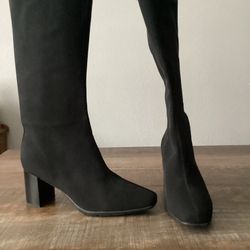 Tall Boots Block Heel