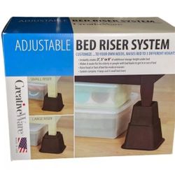 CreativeWare GBR03 Adjustable Bed Riser System Black 3" 5" 8"  Black