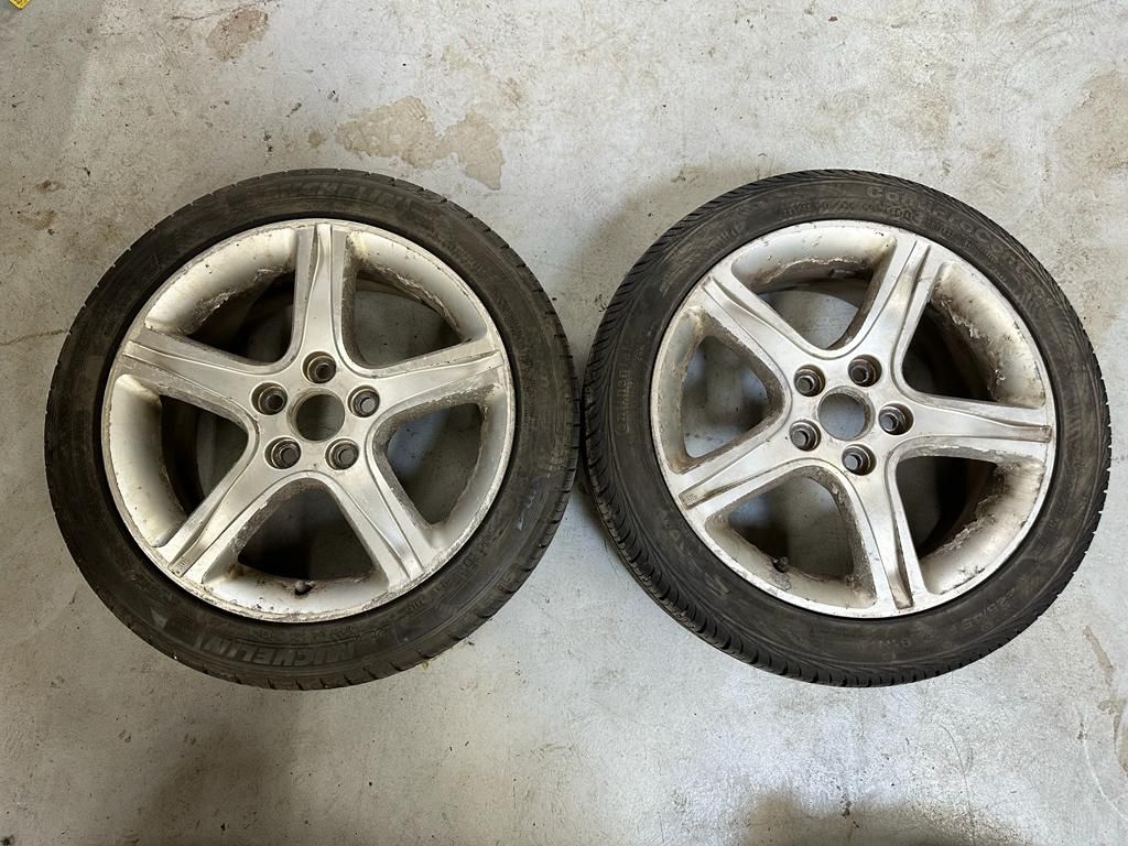 Two Lexus is300 Oem Wheels Rims 17” Stock 5 Spoke With Tires