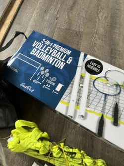 Brand New Volleyball, Badminton Beer Pong Games