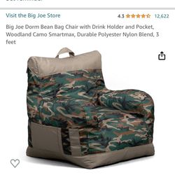 Big Joe Bean Bag Chair With Pockets