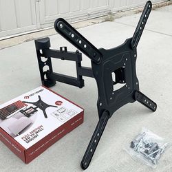 (Brand New) $19 TV Wall Mount for 17-55 Inches, Full Motion Swivel Tilt VESA 400x400mm, Max Weight 66Lbs 