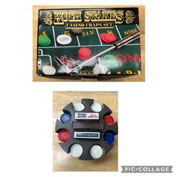 Casino Bundle: Craps Set And Poker Chip Carousel 