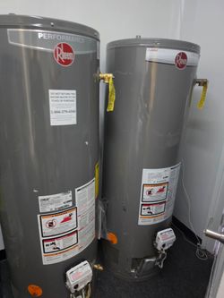 NEW RHEEM GAS WATER HEATERS – LIMITED AVAILABILITY

Brand new, open-box Rheem gas water heaters. Never used. Warranty included.

Available Sizes:
• 30