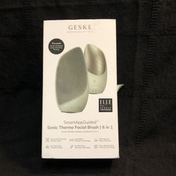 GESKE GERMAN BEAUTY TECH SONIC THERMO FACIAL BRUSH 6 In One NOB