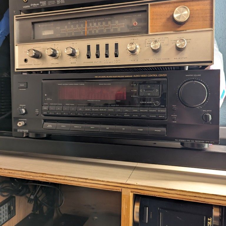 Sony STR-D711 FM Stereo / FM-AM Receiver + Operating Instructions & Remote