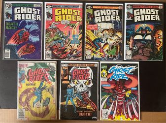 Ghost Rider Vintage Marvel Comic Book Lot
