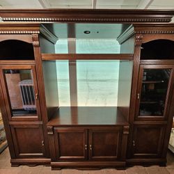 Wooden Entertainment Center (5 Movable Pieces)