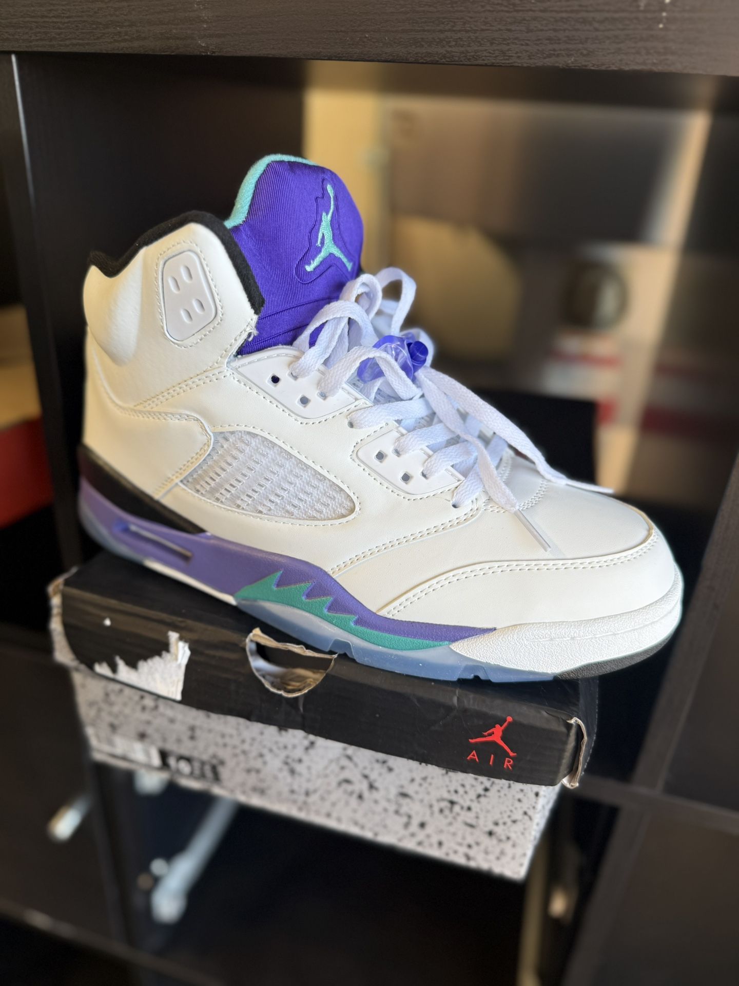 Air Jordan 5s Grape