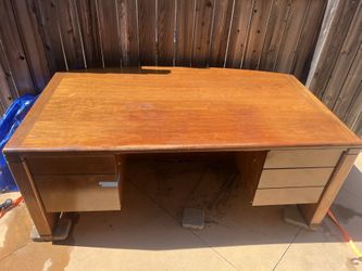 Large Solid Wood Desk 