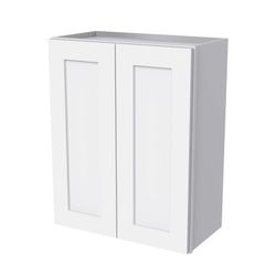 Solid Wood Wall Cabinet White Color - 30"W x 30"H x 12"D: $239.79