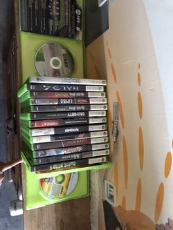 15 X box games + 3 memory cards