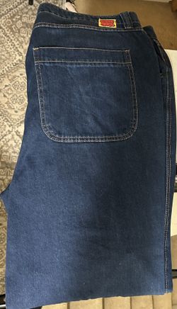 Empyre Loose Fit Dark Blue Utility Skate Jeans