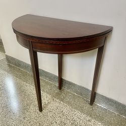 Vintage 1940’s Brandt Demilune Console Table (Needs TLC) 