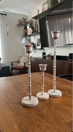 Set of 3 Candlesticks