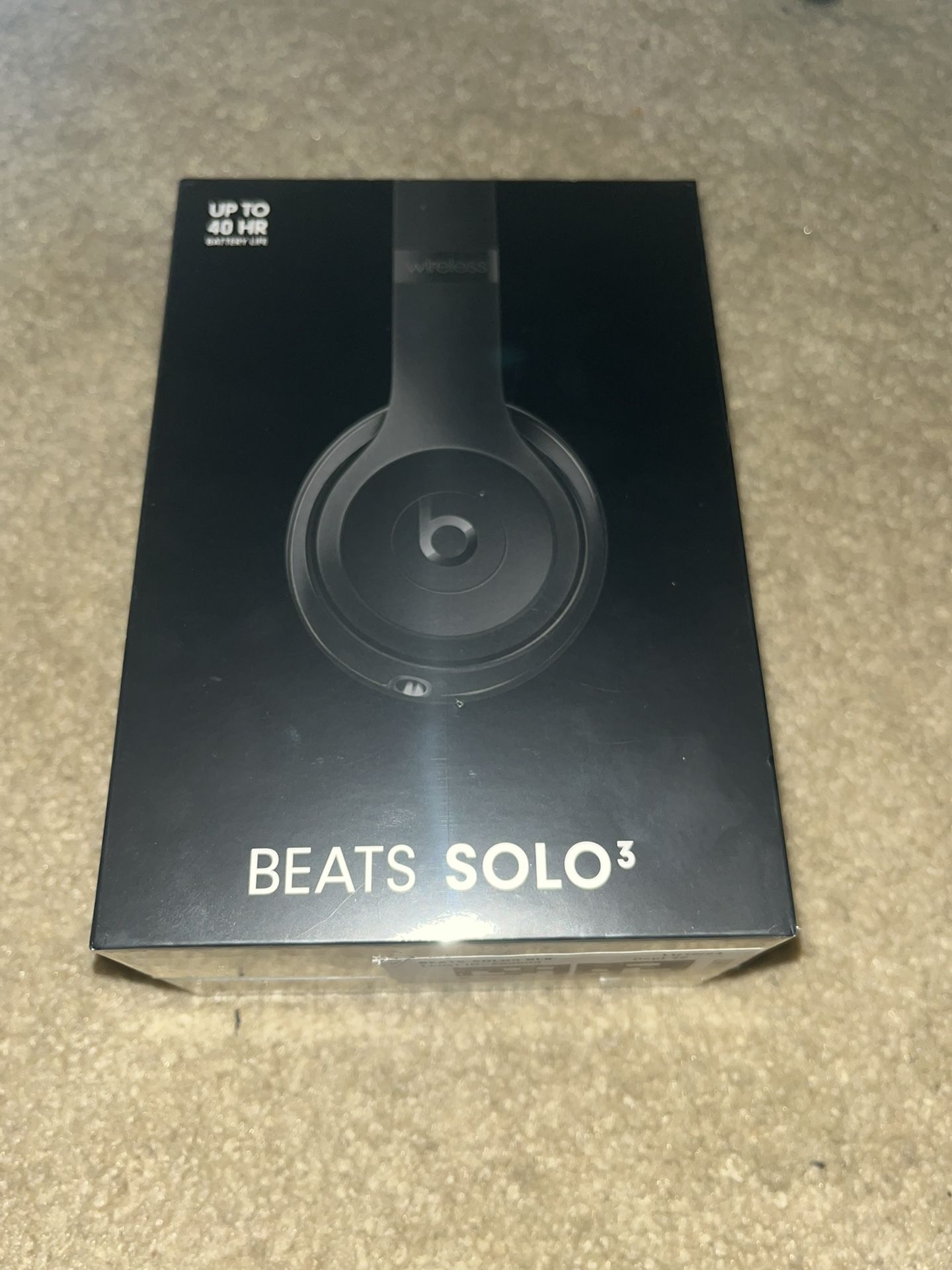 Beats by Dr. Dre Solo3 Bluetooth Wireless On-Ear Headphones - Black MX432LL/A