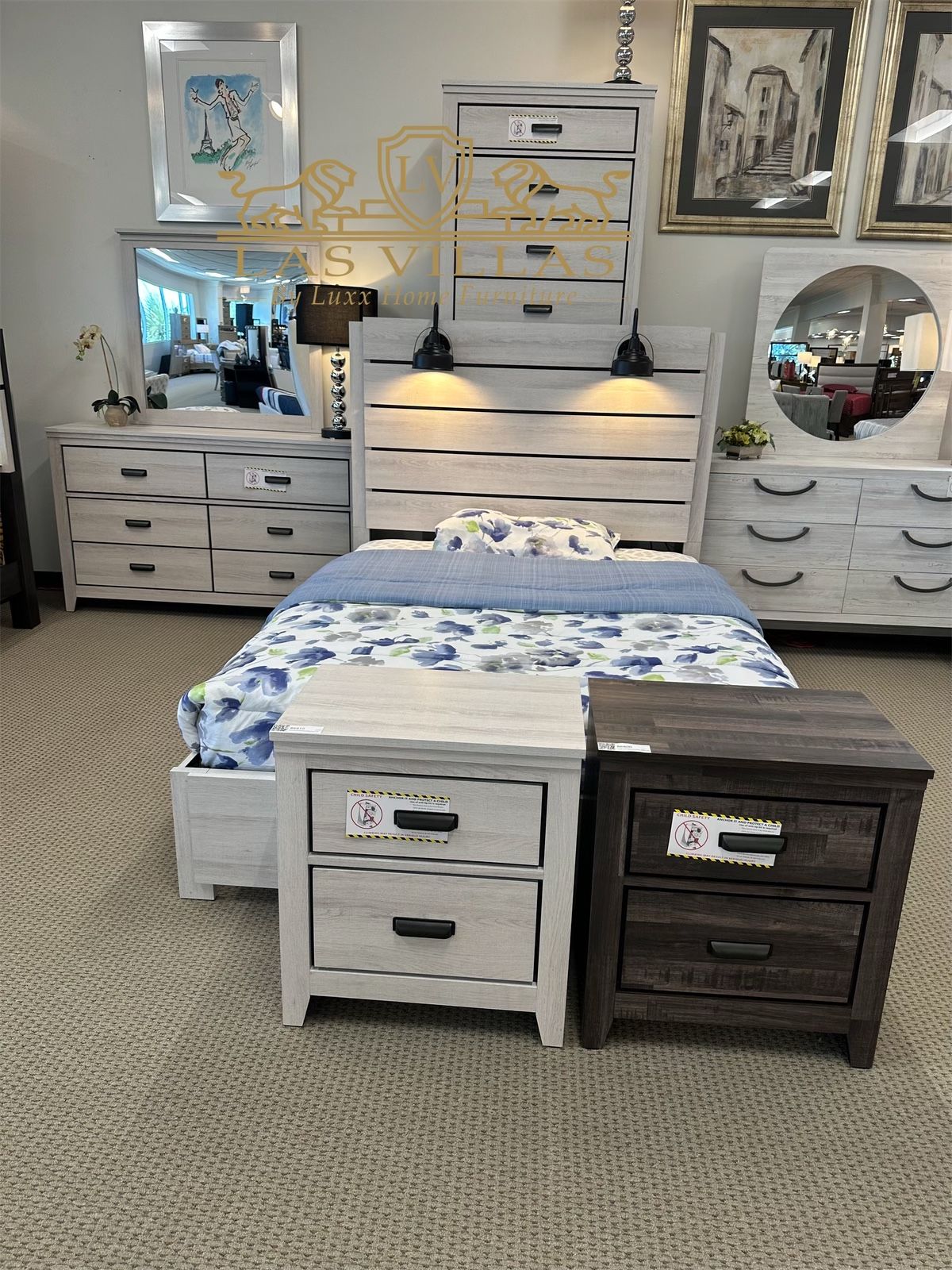 Brand New CARTER BEDROOM GROUP WHITE