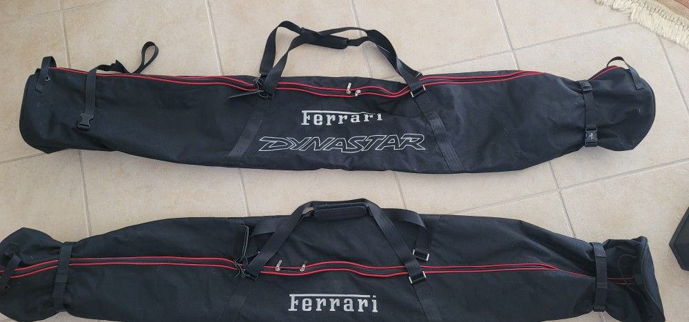 2 DYNASTAR FERRARI SKI BAGS