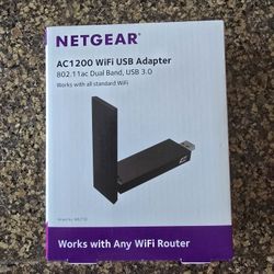 💻 Netgear AC1200 WiFi USB Adapter – Dual-Band, USB 3.0 (NEW)
💲$28 OBO