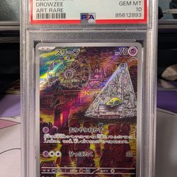 Pokemon Drowzee AR PSA 10