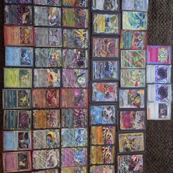 62 Pokémon Card Lot — EX/GX/Mega ex/Illustration Rares/Promos — Budew, N’s Zekrom, Xerneas EX, Mega Gengar