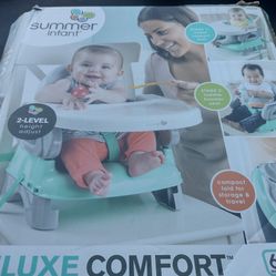 summer infant deluxe comfort folding booster seat