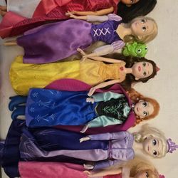 Disney Princess 6 Dill Lot Like New Excellent Condition 