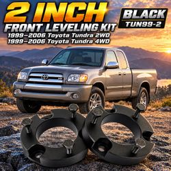 🔥 2″ FRONT LEVELING KIT • TUNDRA 2WD / 4WD • BLACK 🔥