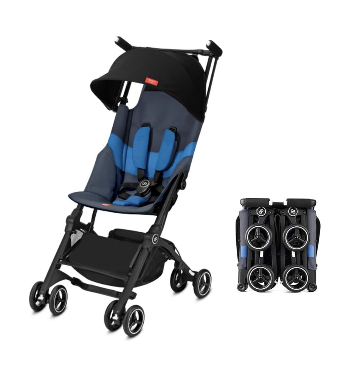 gb Pockit Air All Terrain Ultra Compact Lightweight Travel Stroller Night Blue Open box item appears new! The gb Pockit Air All Terrain Ultra Com