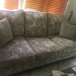 Couch and a love seat,