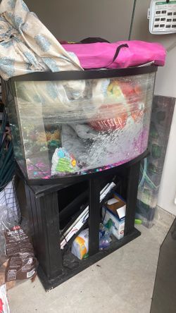 Fish tank with stand