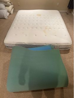 California King Mattress with topper