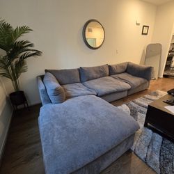 Gray Sectional Couch