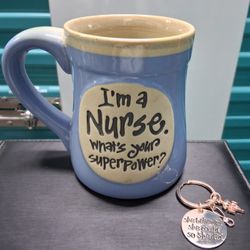 Nurse Mug And Key Chain
