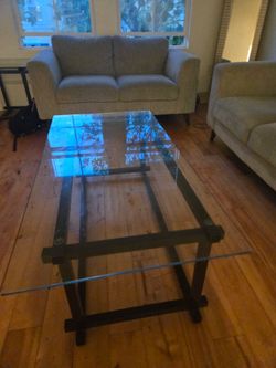 3 glass table set for living room